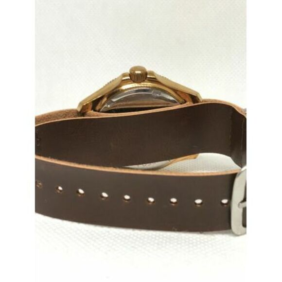 Fossil AM4511 Cecile Womens Brown Leather Analog Rose Gold Dial Quartz Watch Ff1 - Picture 9 of 9